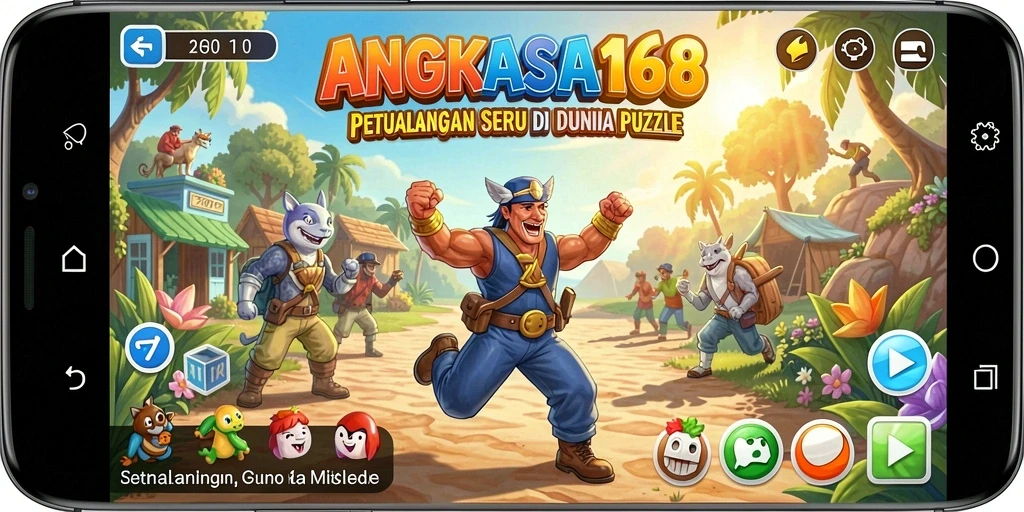 Screenshot gameplay seru ANGKASA168 dengan berbagai teka-teki menarik.