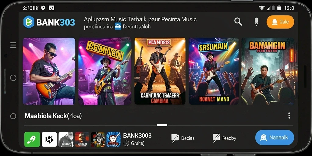 Gameplay BANK303 menampilkan pengalaman interaktif bermain musik yang seru.