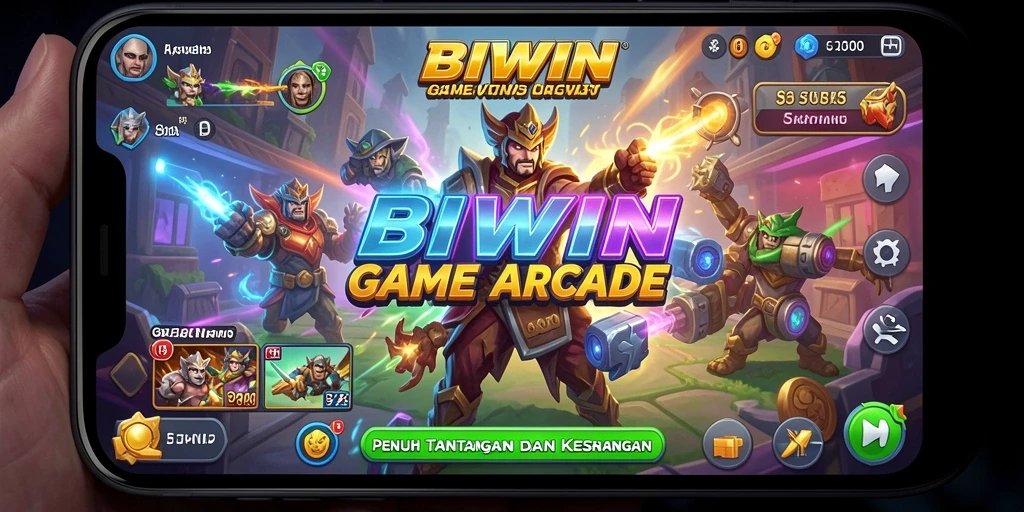 Tampilan menarik dari gameplay BIWIN yang penuh aksi.