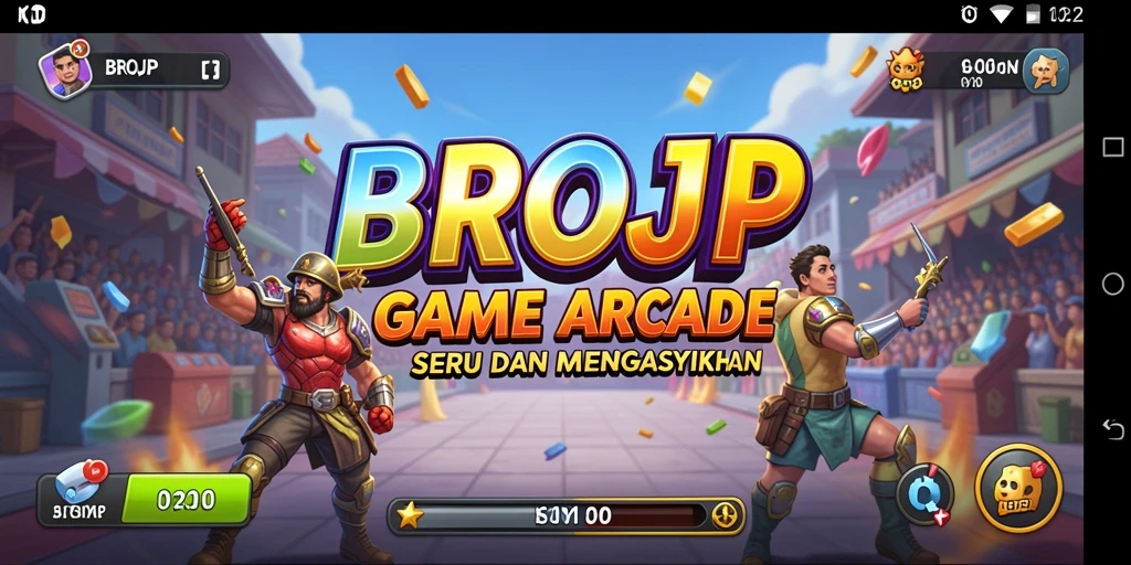 Tampilan gameplay BROJP dengan aksi seru dan tantangan menarik.