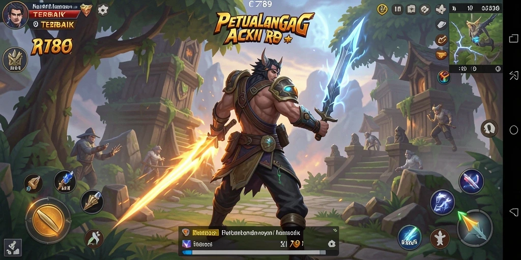 Tampilan gameplay menakjubkan C789 dalam aksi petualangan ARPG.