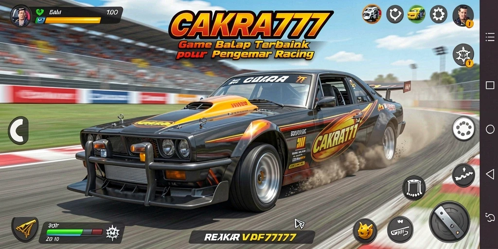 Gameplay seru dalam balapan yang mendebarkan di CAKRA777.