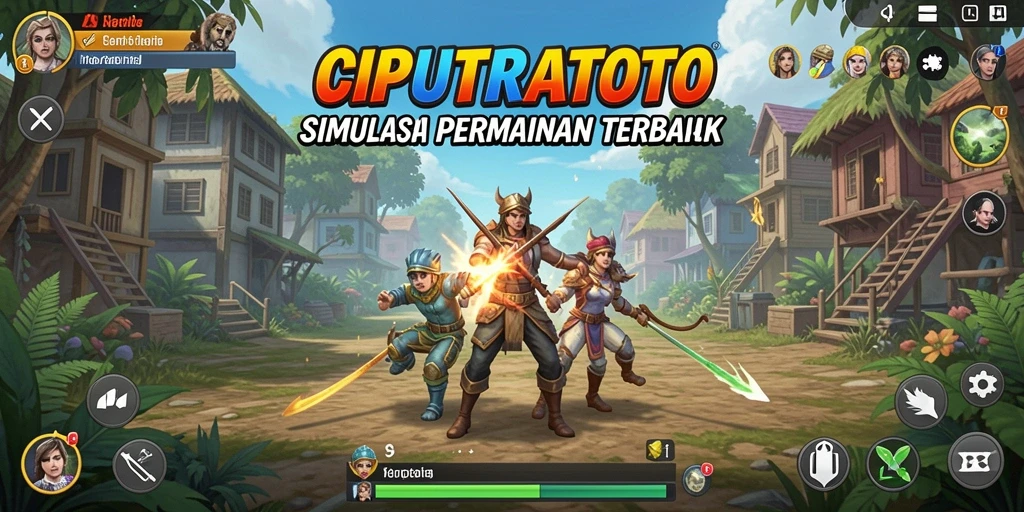Tampilan gameplay interaktif dan menarik dari CIPUTRATOTO.