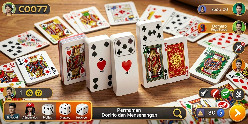 Tampilan dalam permainan COO77 yang seru dan menantang.