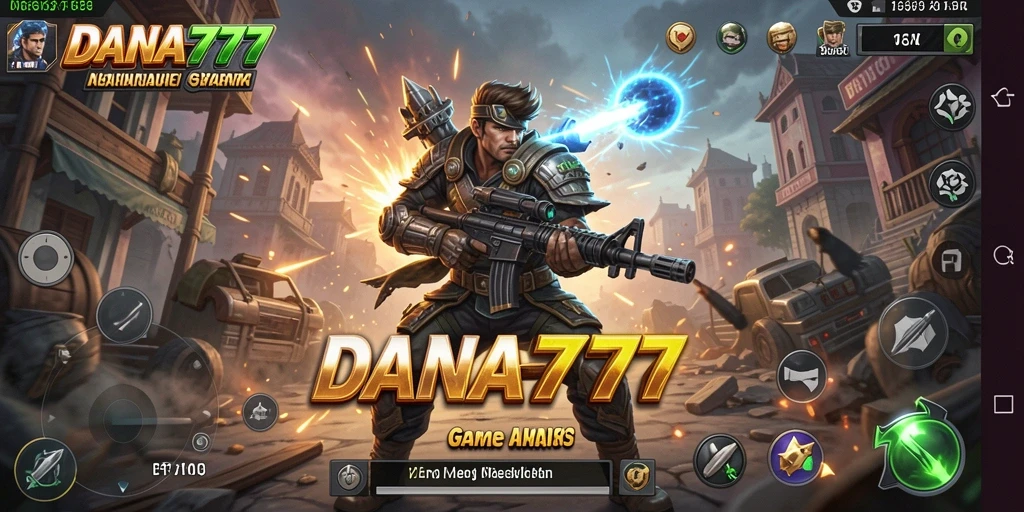Tampilan gameplay DANA777 yang menegangkan dan penuh aksi.