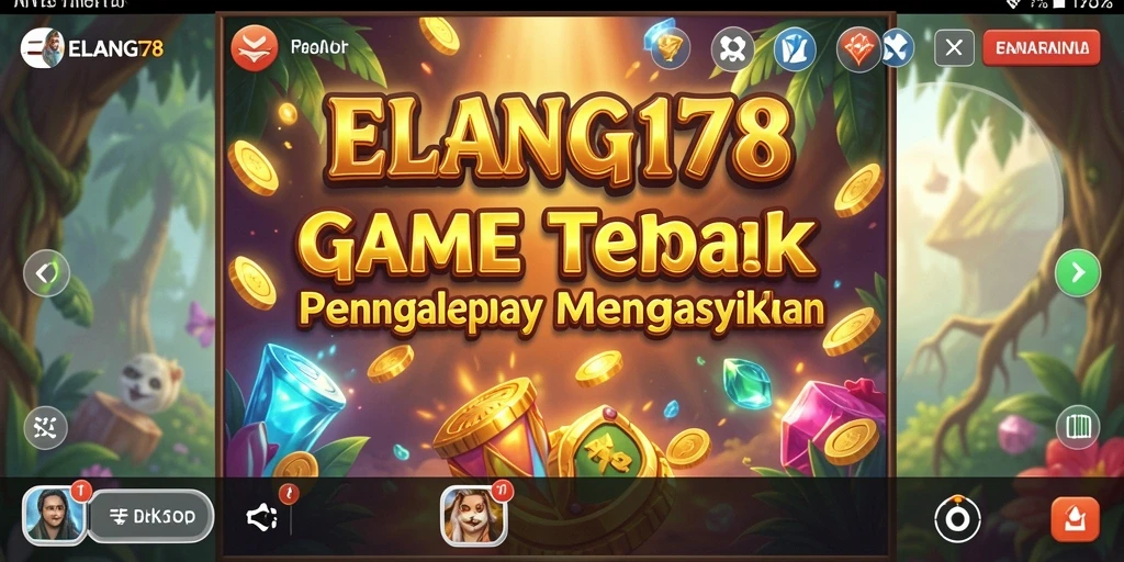 Gameplay ELANG178 yang menarik dengan kombinasi warna cerah dan symbol yang memukau.