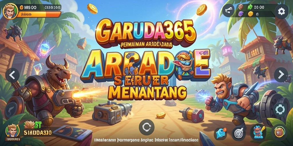 Tangkapan layar GARUDA365 menunjukkan aksi cepat dan grafik arcade yang menarik.