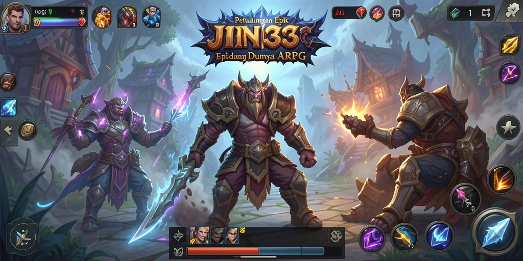 Gameplay mendebarkan dengan aksi seru di dunia fantasi.