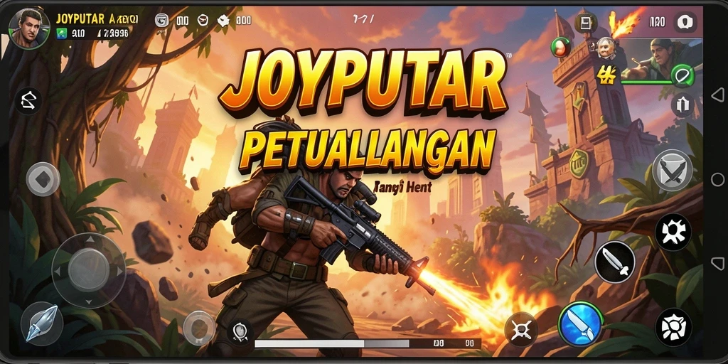 Tangkapan layar gameplay aksi yang mendebarkan di JOYPUTAR.