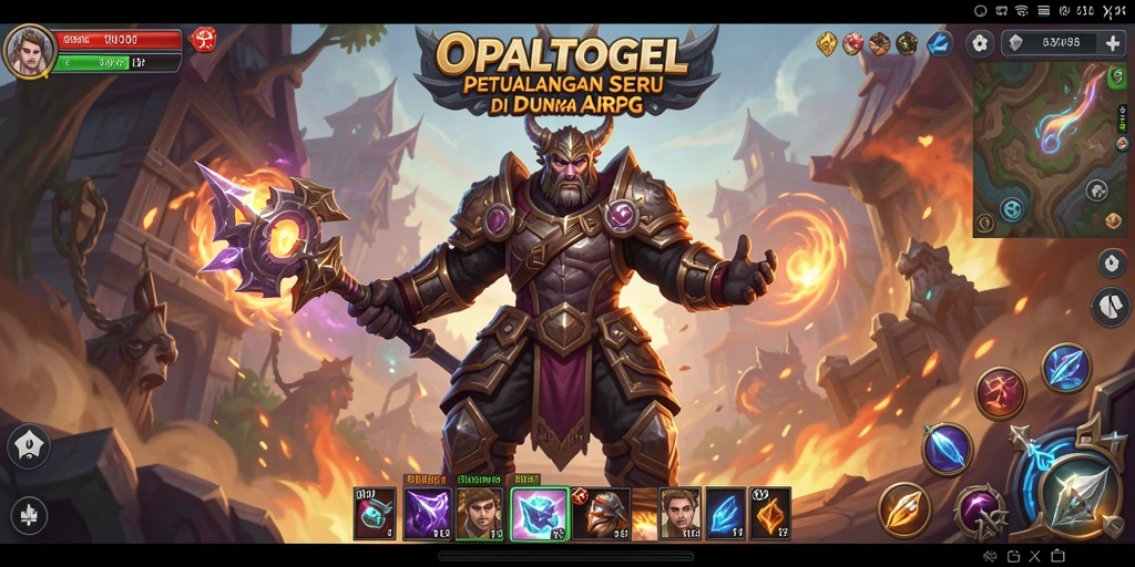 Tampilan menarik gameplay ARPG di OPALTOGEL.