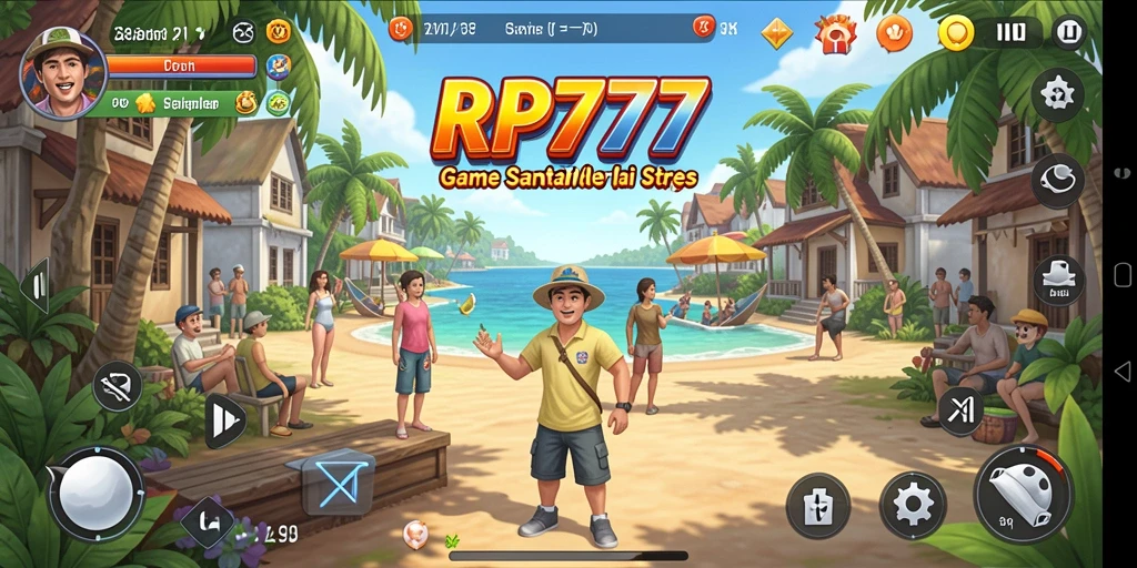 Tampilan gameplay RP777 yang menawan dan penuh warna.