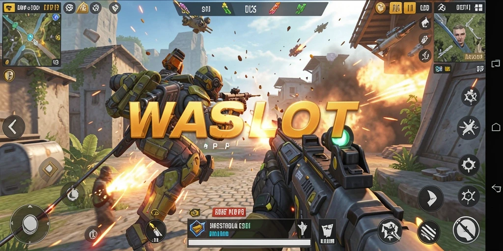 Tangkapan layar gameplay <strong>WASLOT</strong> menampilkan momen pertempuran seru dan strategis.