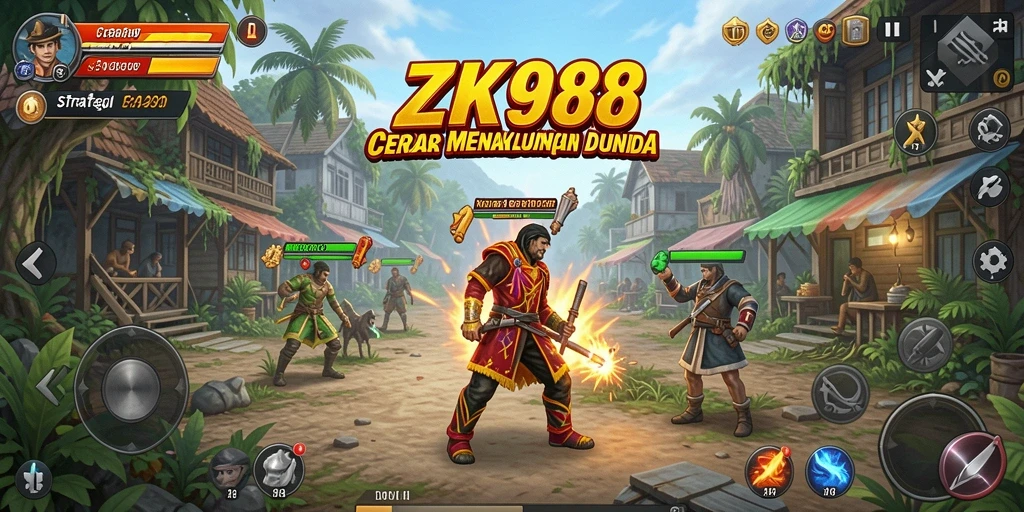 Tangkapan layar dari gameplay ZK988 yang menampilkan strategi mendebarkan.